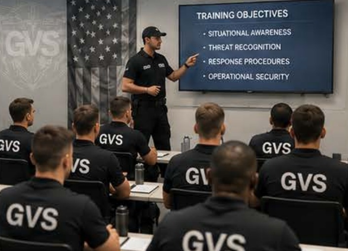 Instructor delivering a professional training session